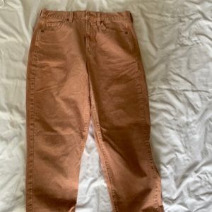 Straight leg mom jean